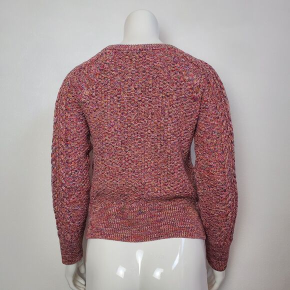 Gap Pink Cable Knit Cotton Sweater - Picture 4 of 9